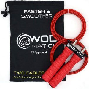 WOD Nation Attack Speed Jump Rope for Men and Women